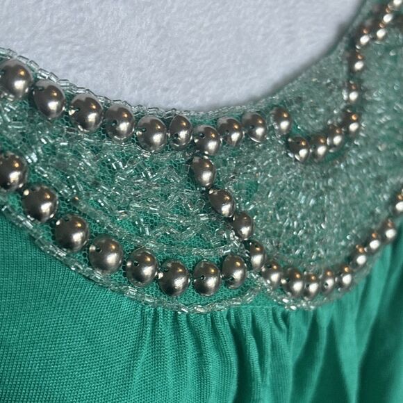 Vintage Y2K Candie’s Embellished Rayon Camisole Medium - Picture 4 of 8